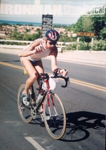 Durante el Ironman en Brasil del año 1999.