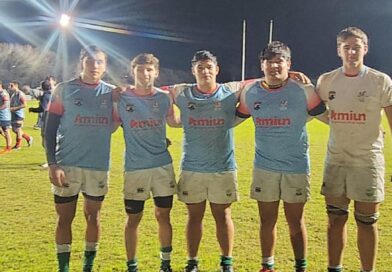 Jugadores de CRAR en el amistoso del seleccionado Juvenil de la USR