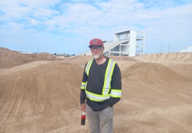 Tom Ritz, diseñador de la pista de BMX: «en dos o tres semanas está terminada»