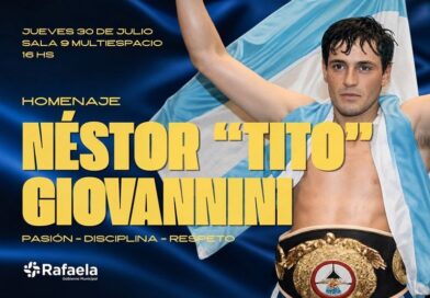 Rafaela homenajeará a Néstor «Tito» Giovannini con una entrevista pública sobre su trayectoria deportiva