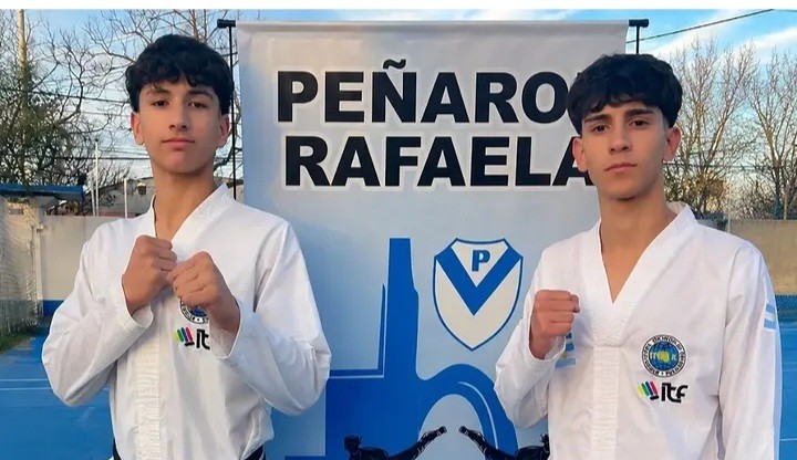 Dos taekwondistas de Peñarol convocados a la selección argentina ITF