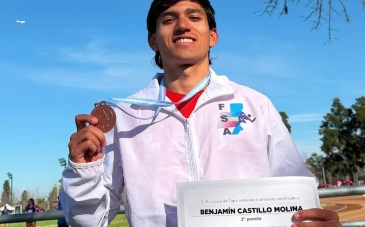 Podio para Benjamín Castillo en el Nacional U23