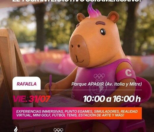 Rafaela vivirá la pasión de los Juegos Suramericanos con un tour interactivo en el Parque APADIR
