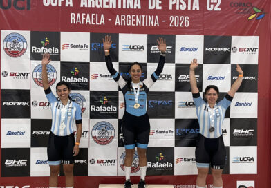 Nati Vera festejó en la Copa, en un día de fiesta con el ciclismo