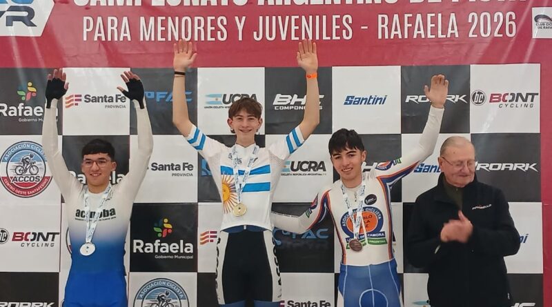Luciano Capella, un oro soñado en el nuevo velódromo