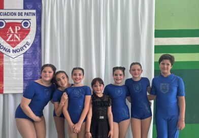 Patinadoras de Atlético en el torneo de categorías Zonales