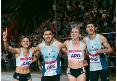 Otro triunfo de Levaggi y un festejado oro en la posta 4×400 Mixta