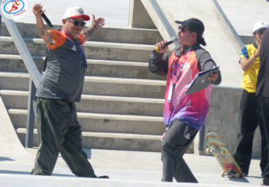 Presentadores-animadores, uno de los lindos momentos del Skate
