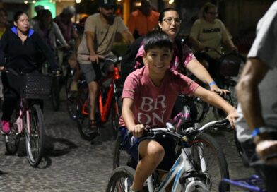 Bicicleteada por las calles de la ciudad