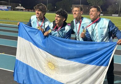Tomás Mondino oro con la posta 4×100!