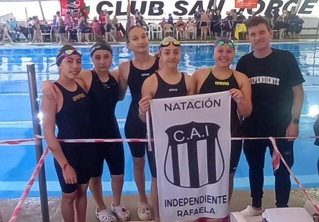 Nadadoras del CAI tuvieron un buen torneo en San Jorge