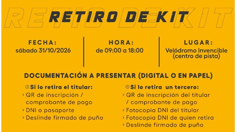 21K Rafaela: el sábado se realizará la entrega de kits para los corredores