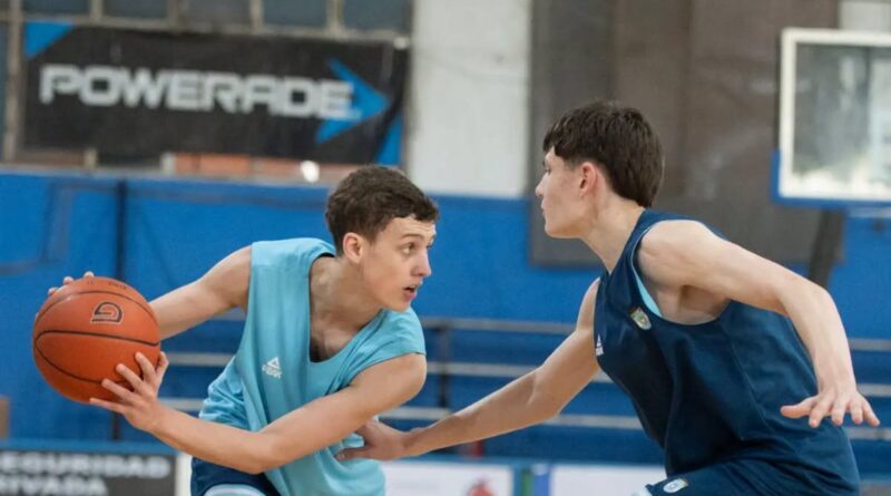 Facundo Requejo en el Campus de Desarrollo U15 en Pergamino
